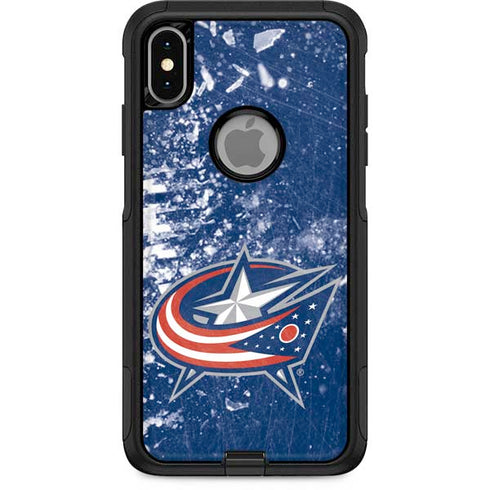NHL Columbus Blue Jackets Frozen Otterbox Commuter iPhone Skin