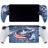 NHL Columbus Blue Jackets Frozen PlayStation Portal Remote Player Skin