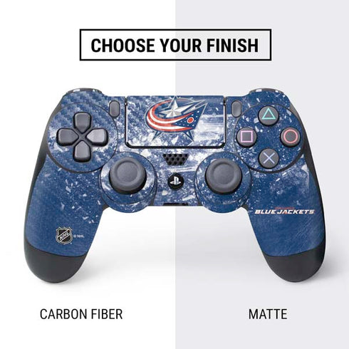 NHL Columbus Blue Jackets Frozen PS4 Controller Skin