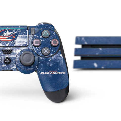 NHL Columbus Blue Jackets Frozen PS4 Pro Bundle Skin