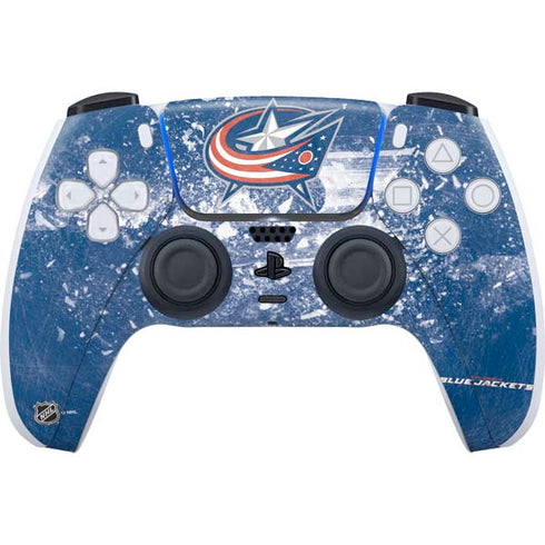 NHL Columbus Blue Jackets Frozen PS5 Controller Skin