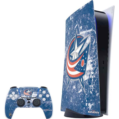 NHL Columbus Blue Jackets Frozen PS5 Digital Edition Bundle Skin