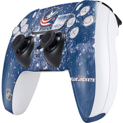 NHL Columbus Blue Jackets Frozen PS5 Controller Skin