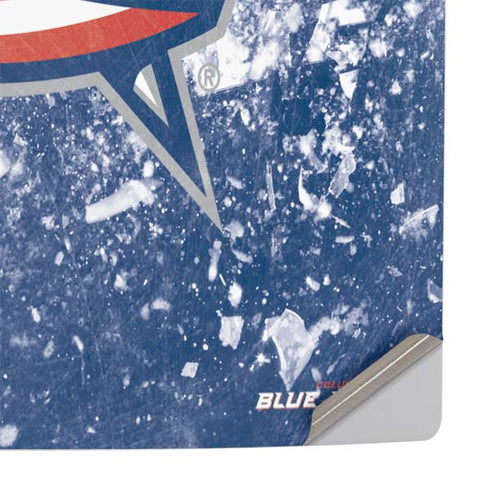 NHL Columbus Blue Jackets Frozen PS5 Slim Disk Console Skin