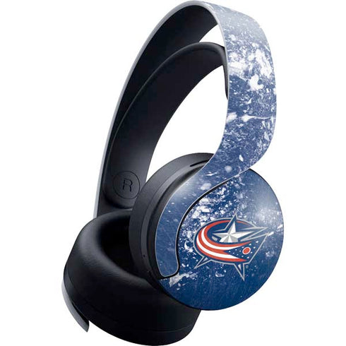 NHL Columbus Blue Jackets Frozen PULSE 3D Wireless Headset for PS5 Skin