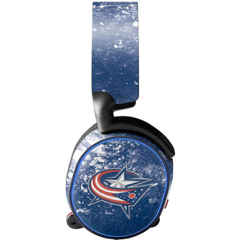 NHL Columbus Blue Jackets Frozen SteelSeries Arctis 5 Skin