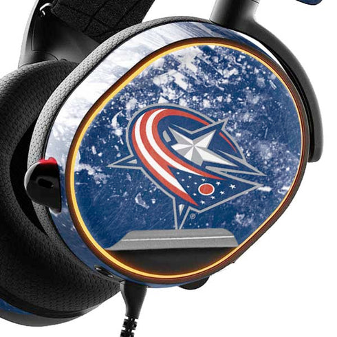 NHL Columbus Blue Jackets Frozen SteelSeries Arctis 5 Skin