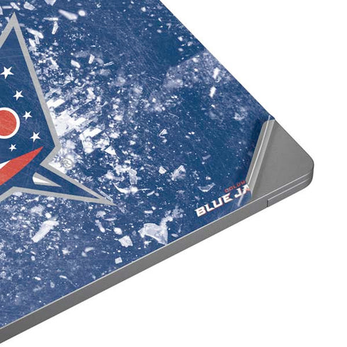 NHL Columbus Blue Jackets Frozen Universal Laptop 16.6in (13.4 x 9.7in) Skin