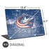 NHL Columbus Blue Jackets Frozen Universal Laptop 16.6in (13.4 x 9.7in) Skin