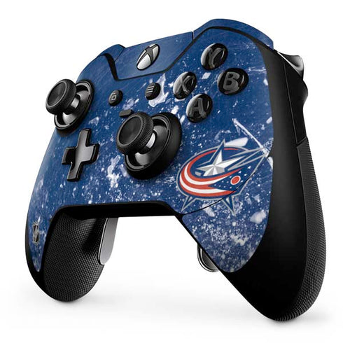 NHL Columbus Blue Jackets Frozen Xbox One Elite Controller Skin