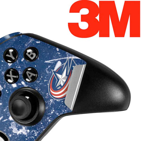 NHL Columbus Blue Jackets Frozen Xbox One Elite Controller Skin
