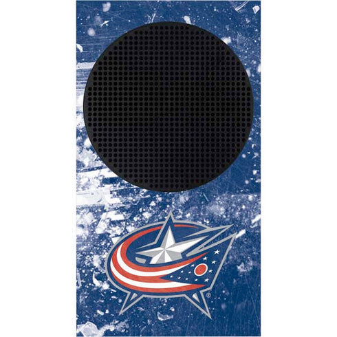 NHL Columbus Blue Jackets Frozen Xbox Series S Console Skin