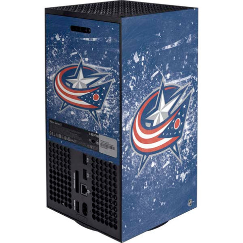 NHL Columbus Blue Jackets Frozen Xbox Series X Bundle Skin
