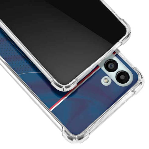 NHL Columbus Blue Jackets Jersey Galaxy A13 5G Clear Case
