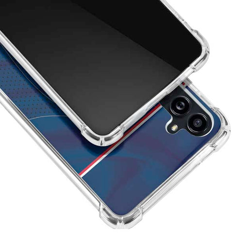 NHL Columbus Blue Jackets Jersey Galaxy A54 5G Clear Case