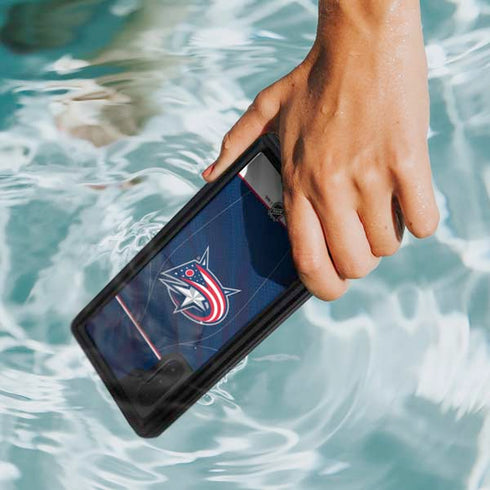 NHL Columbus Blue Jackets Jersey Galaxy Note 10 Waterproof Case