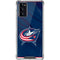 NHL Columbus Blue Jackets Jersey Galaxy Note20 5G Clear Case