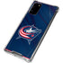 NHL Columbus Blue Jackets Jersey Galaxy Note20 5G Clear Case