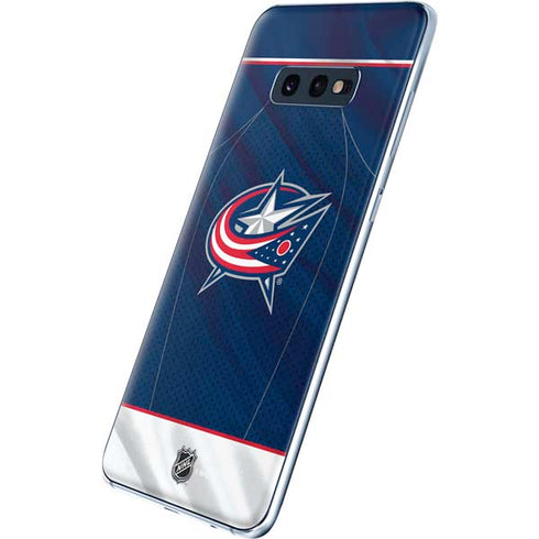 NHL Columbus Blue Jackets Jersey Galaxy S10e Skin