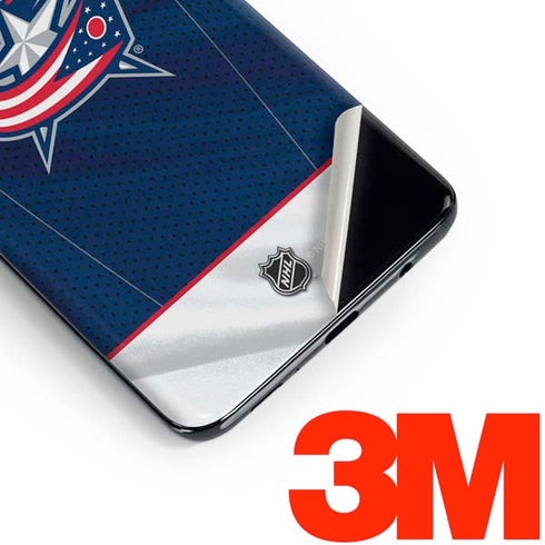 NHL Columbus Blue Jackets Jersey Galaxy S10e Skin
