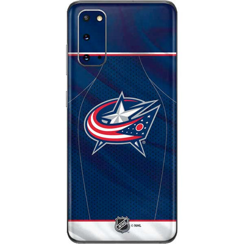 NHL Columbus Blue Jackets Jersey Galaxy S20 Skin