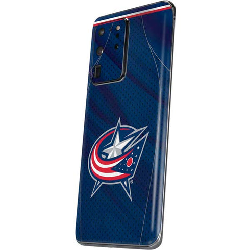 NHL Columbus Blue Jackets Jersey Galaxy S20 Ultra 5G Skin