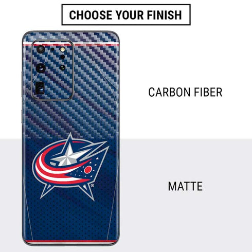 NHL Columbus Blue Jackets Jersey Galaxy S20 Ultra 5G Skin