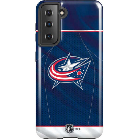 NHL Columbus Blue Jackets Jersey Galaxy S21 5G Pro Case