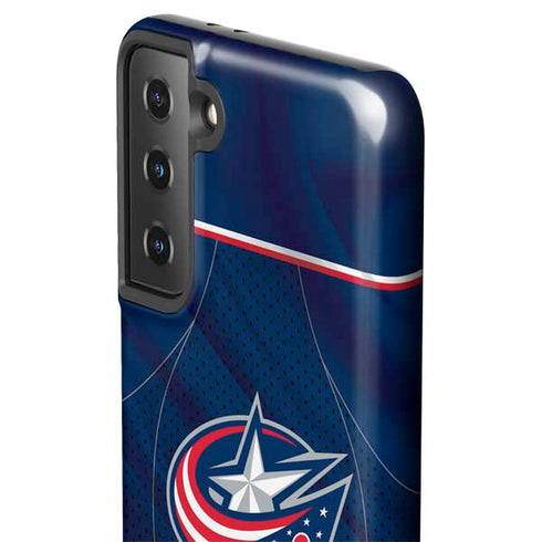 NHL Columbus Blue Jackets Jersey Galaxy S21 Plus 5G Pro Case