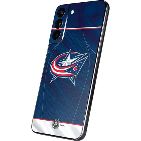 NHL Columbus Blue Jackets Jersey Galaxy S22 Plus Skin
