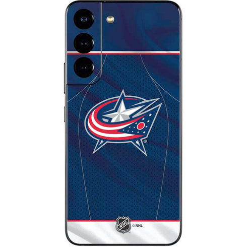 NHL Columbus Blue Jackets Jersey Galaxy S22 Skin