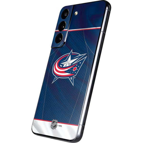 NHL Columbus Blue Jackets Jersey Galaxy S22 Skin