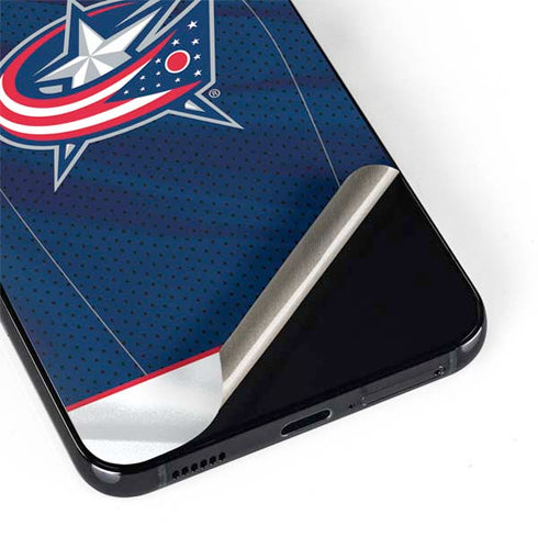 NHL Columbus Blue Jackets Jersey Galaxy S22 Skin