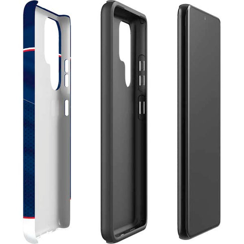 NHL Columbus Blue Jackets Jersey Galaxy S22 Ultra Pro Case
