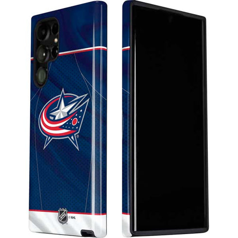 NHL Columbus Blue Jackets Jersey Galaxy S22 Ultra Pro Case