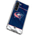 NHL Columbus Blue Jackets Jersey Galaxy S23 Clear Case