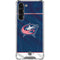 NHL Columbus Blue Jackets Jersey Galaxy S23 Plus Clear Case
