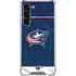 NHL Columbus Blue Jackets Jersey Galaxy S23 Plus Clear Case