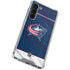 NHL Columbus Blue Jackets Jersey Galaxy S23 Plus Clear Case