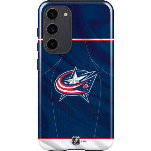 NHL Columbus Blue Jackets Jersey Galaxy S23 Plus Pro Case