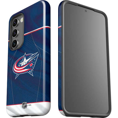 NHL Columbus Blue Jackets Jersey Galaxy S23 Plus Pro Case