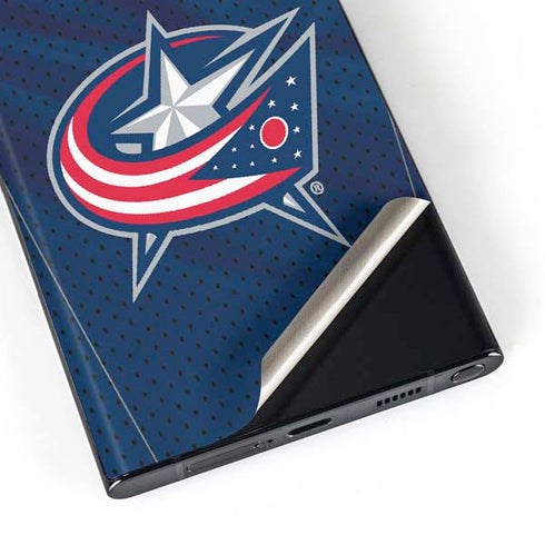 NHL Columbus Blue Jackets Jersey Galaxy S23 Ultra Skin