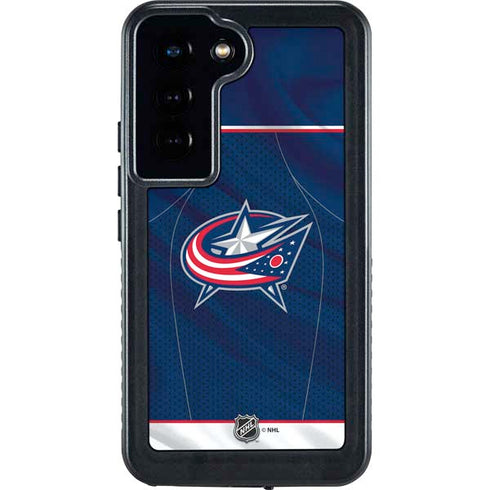 NHL Columbus Blue Jackets Jersey Galaxy S23 Waterproof Case