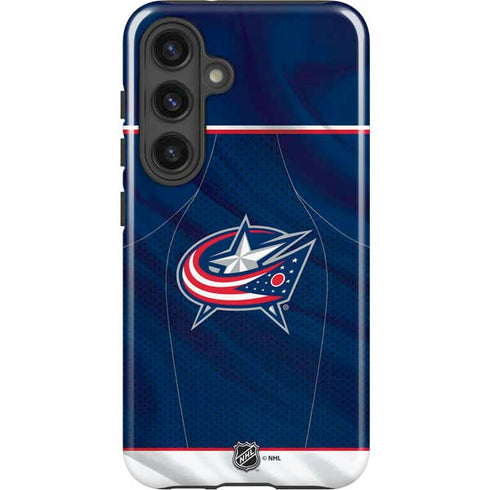 NHL Columbus Blue Jackets Jersey Galaxy S24 Plus Impact Case