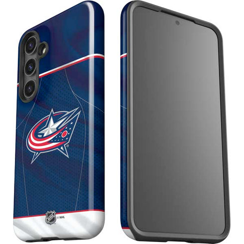 NHL Columbus Blue Jackets Jersey Galaxy S24 Plus Impact Case