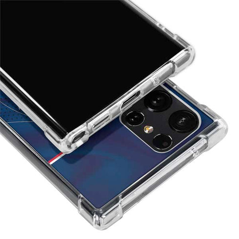 NHL Columbus Blue Jackets Jersey Galaxy S24 Ultra Clear Case