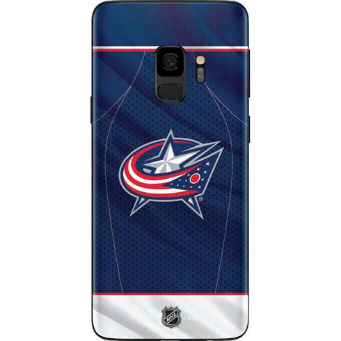 NHL Columbus Blue Jackets Jersey Galaxy S9 Skin