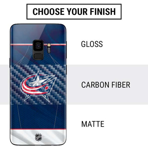 NHL Columbus Blue Jackets Jersey Galaxy S9 Skin