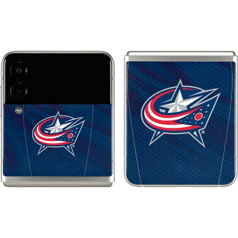 NHL Columbus Blue Jackets Jersey Galaxy Z Flip3 5G Skin