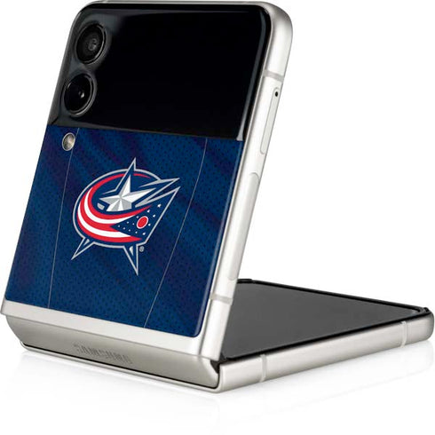 NHL Columbus Blue Jackets Jersey Galaxy Z Flip3 5G Skin